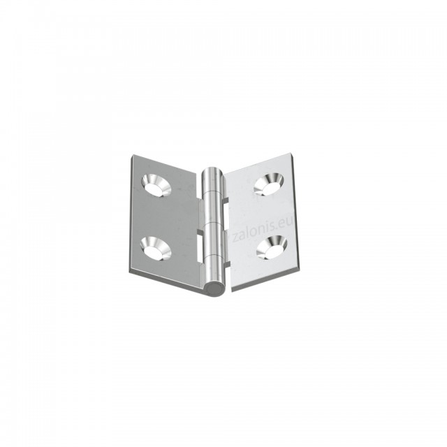NICKEL PLATED BRASS FLAT HINGE 30x30 ITALY